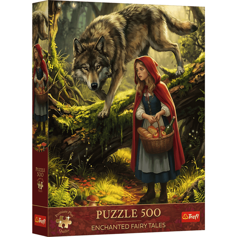 Trefl Premium Plus Enchanted Fairy Tales Little Red Riding Hood and the Wolf 500