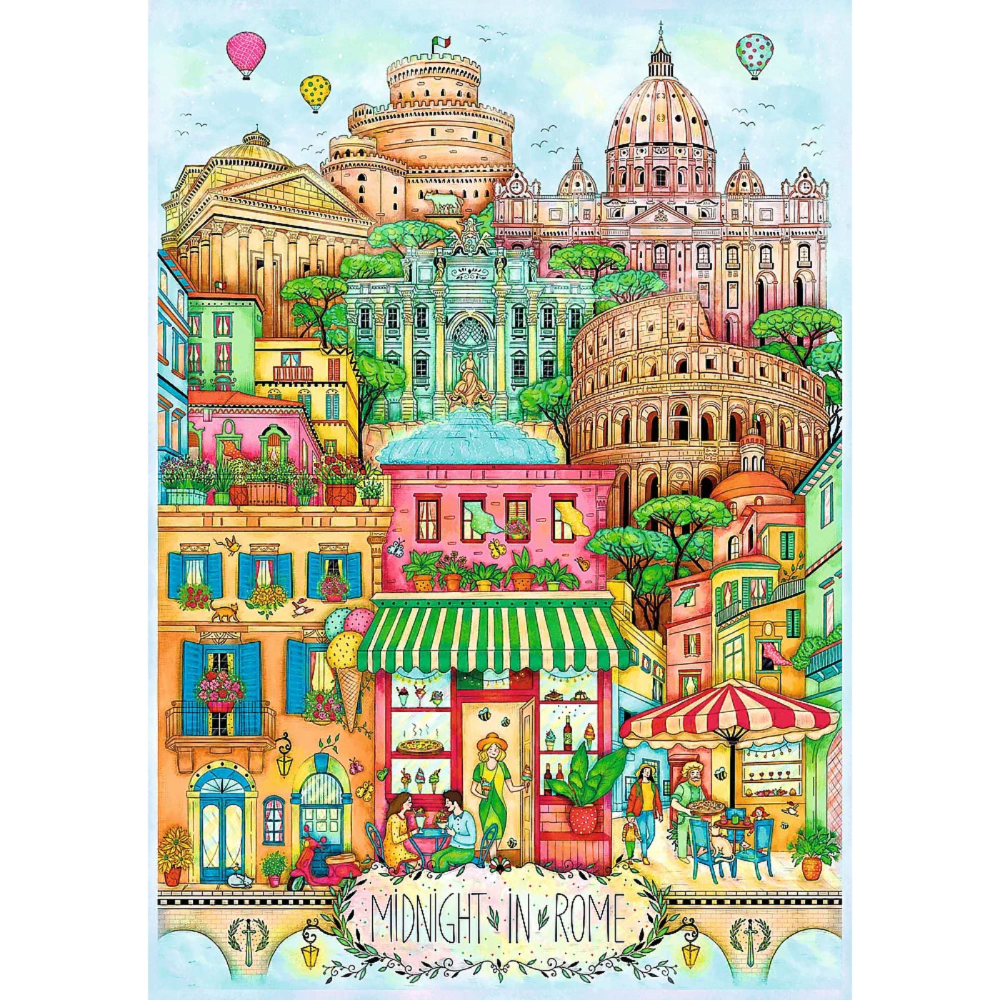 Trefl Premium Plus Midnight in Rome 1000 Piece Puzzle