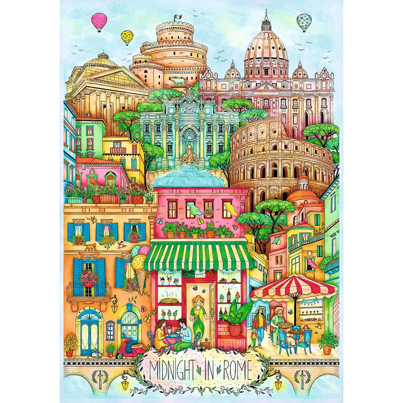 Trefl Premium Plus Midnight in Rome 1000 Piece Puzzle