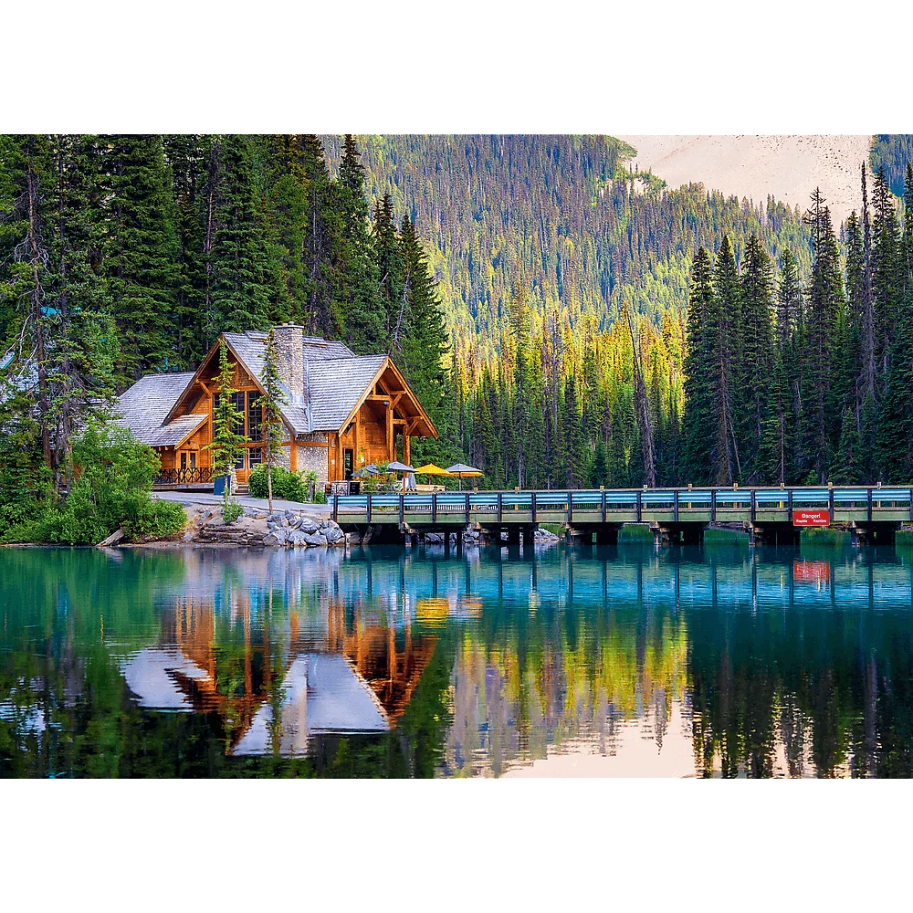 Trefl Red Emerald Lake Yoho National Park 1000 Piece Puzzle