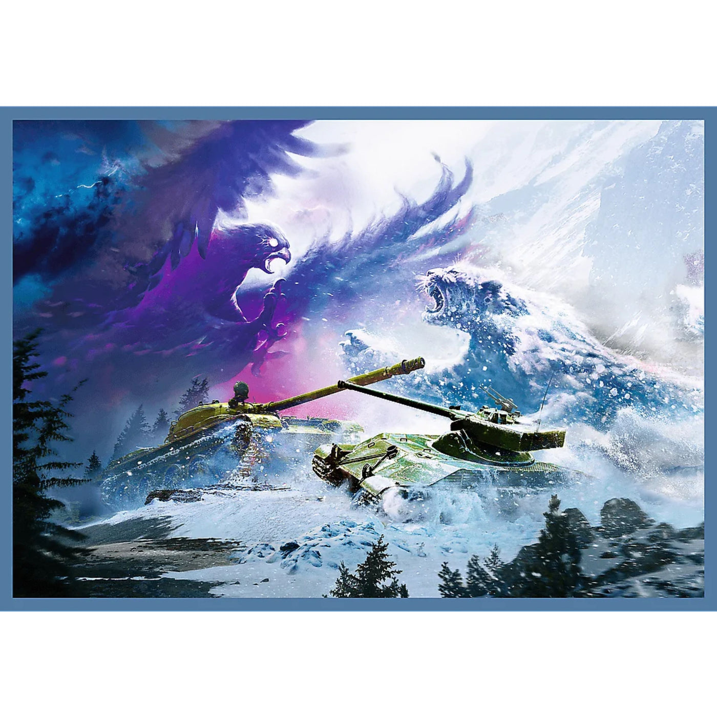 Trefl World of Tanks The Great Tank Battle 4x250 Piece Puzzle