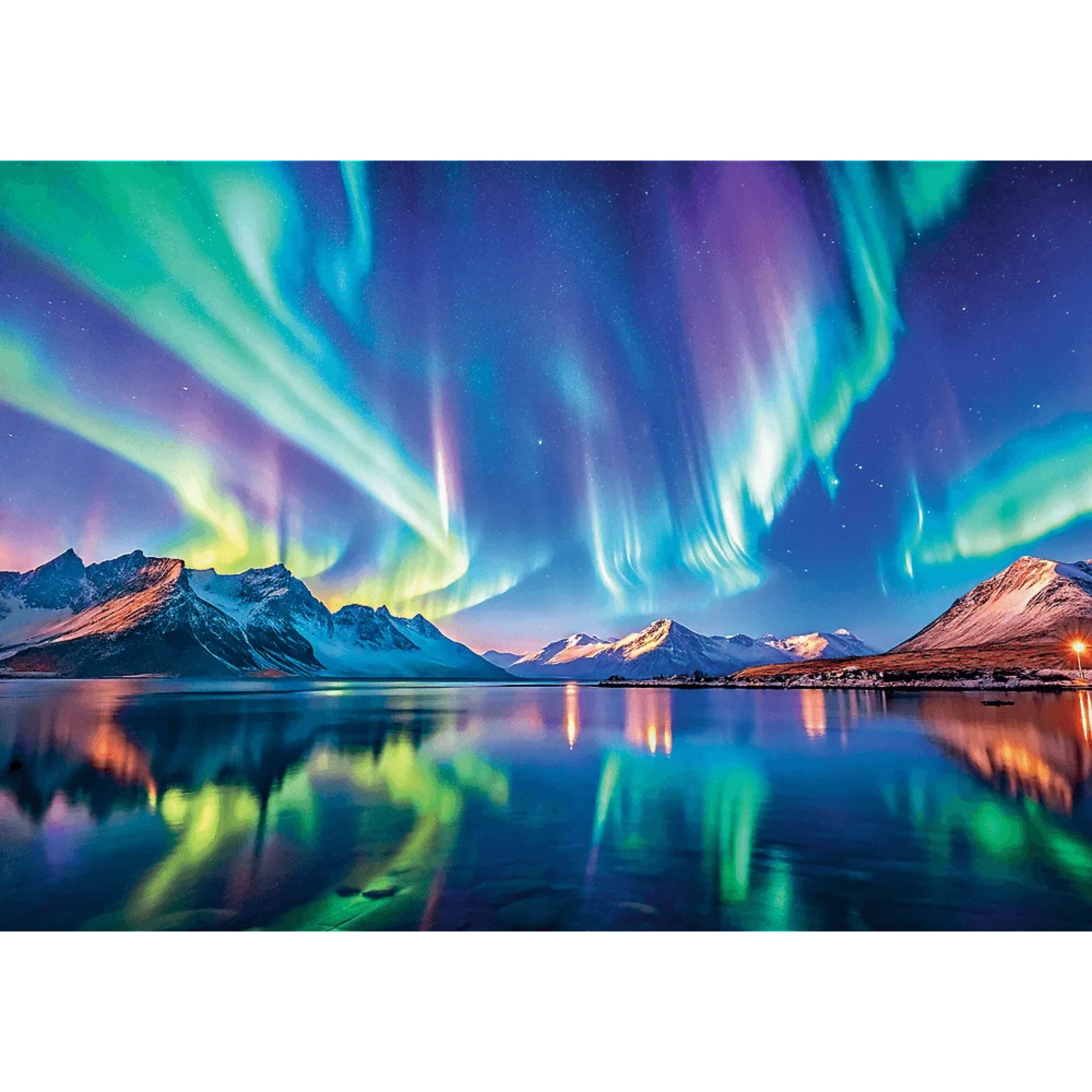 Trefl Red Northern Lights 1000 Piece Puzzle