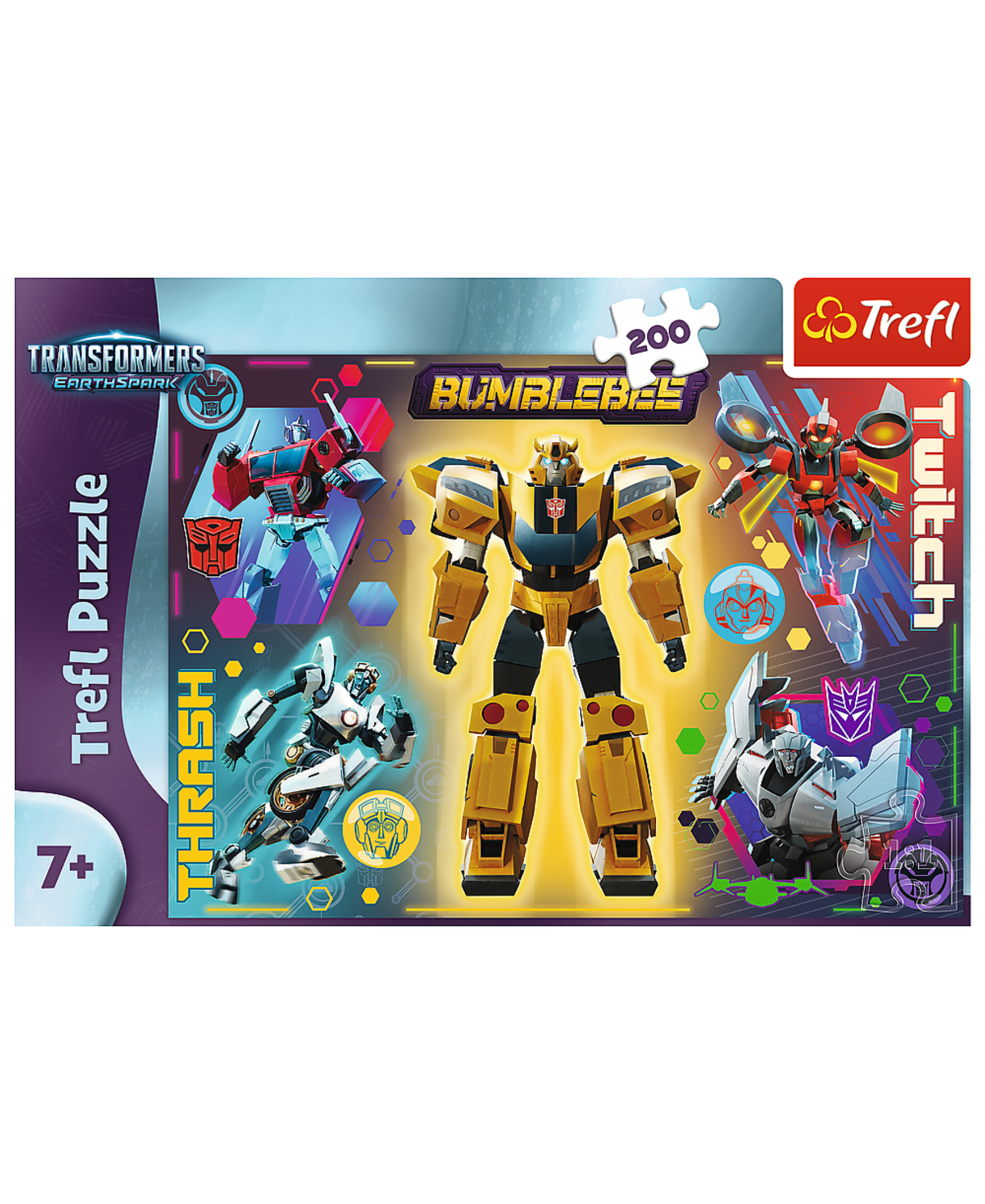 Trefl Red 200 Piece Puzzle - Transformers