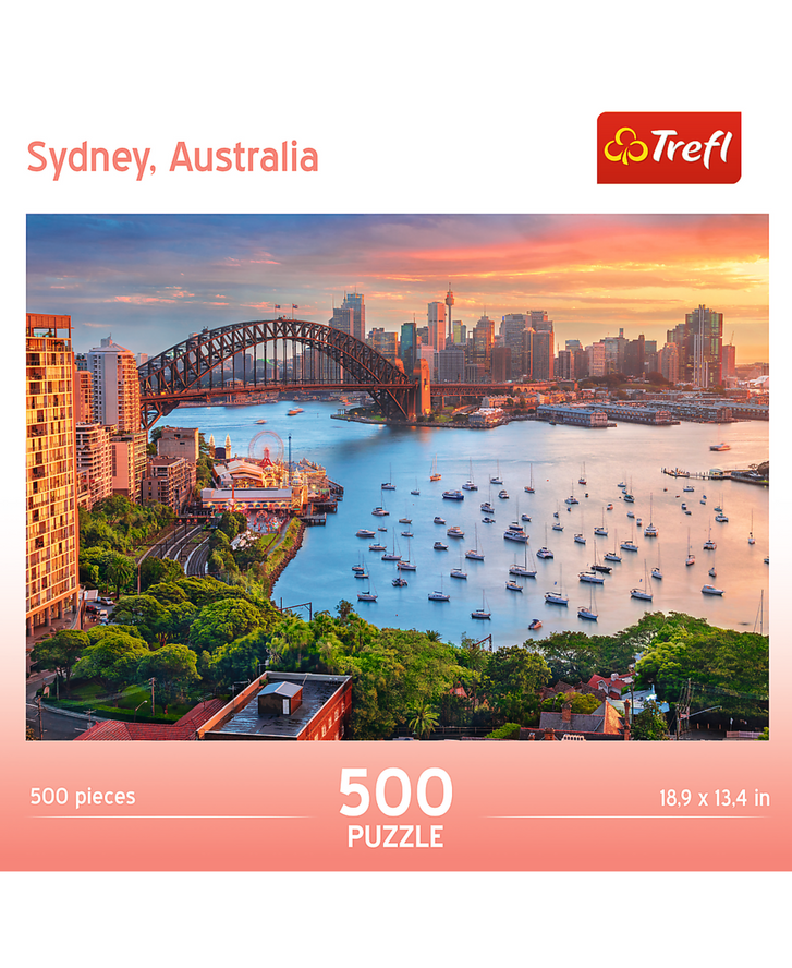 Trefl Red 500 Piece Jigsaw Puzzle - Sydney, Australia