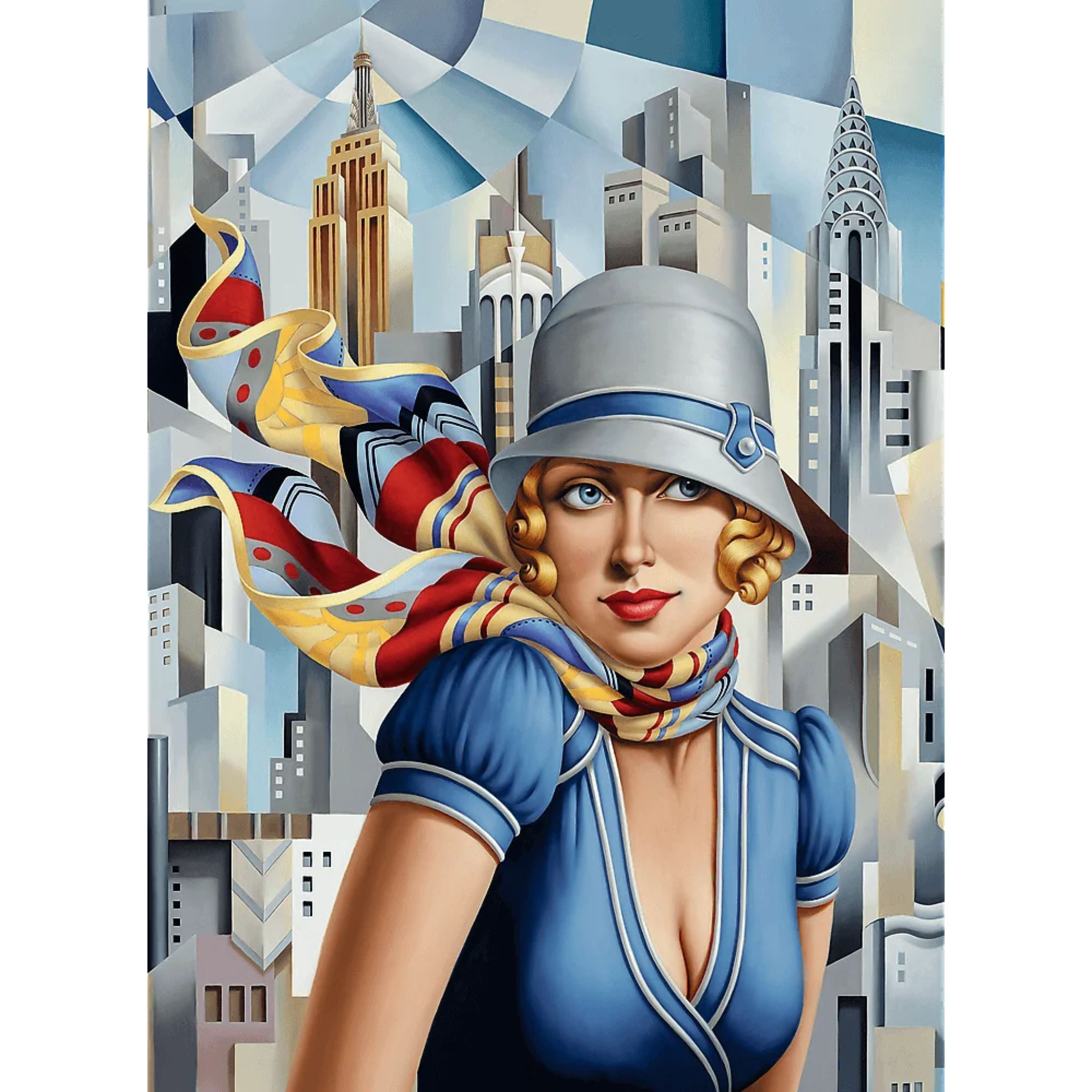 Trefl Wood Summer in the City - Catherine Abel Wooden Puzzle 200 Piece