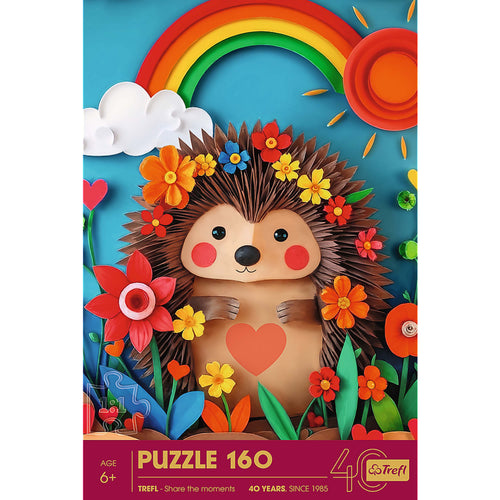 Trefl Kids 40th Anniversary Hedgehog 160 Piece Paper Art Puzzle