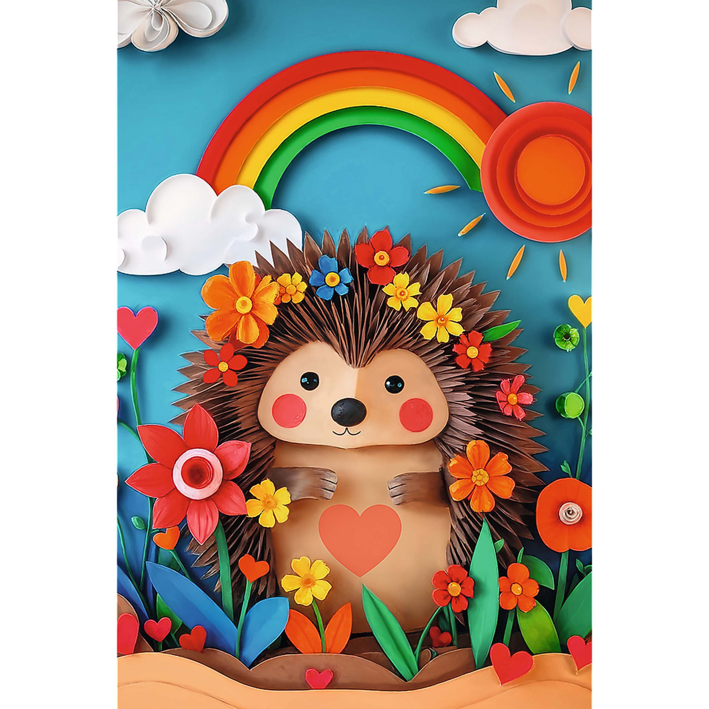 Trefl Kids 40th Anniversary Hedgehog 160 Piece Paper Art Puzzle