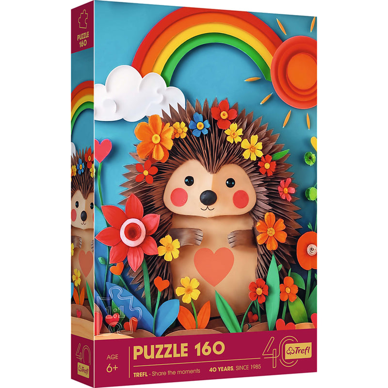 Trefl Kids 40th Anniversary Hedgehog 160 Piece Paper Art Puzzle