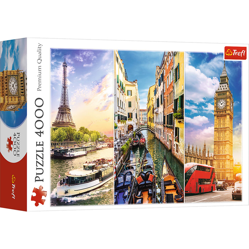 Trefl Red Trip Around Europe 4000 Piece Puzzle