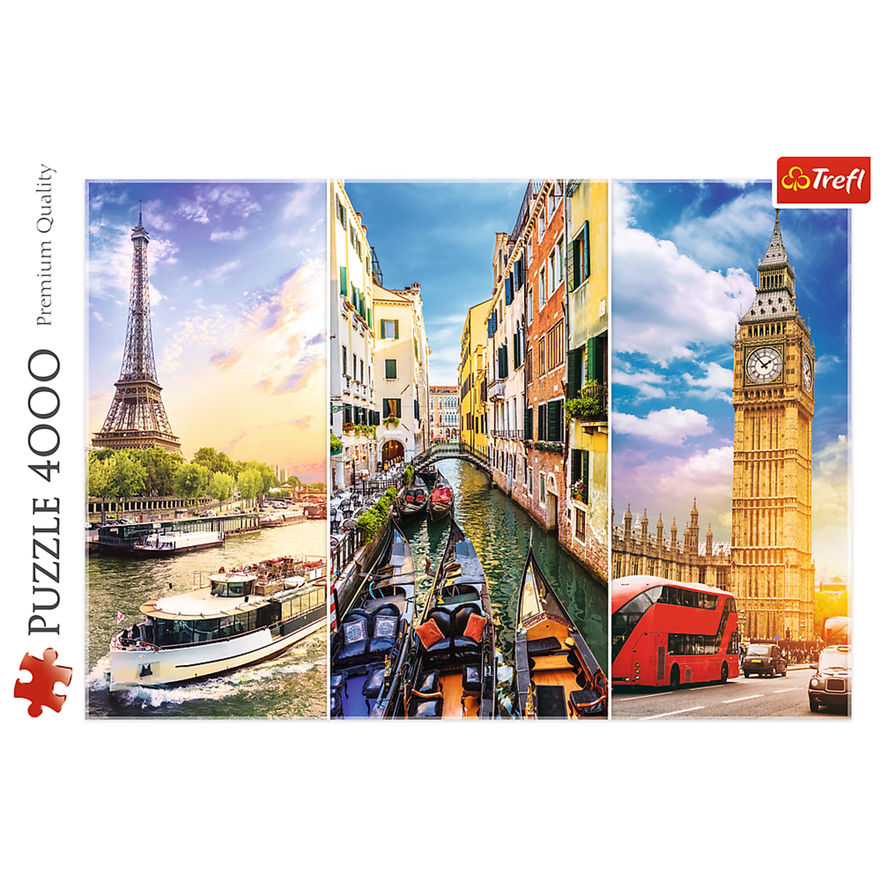 Trefl Red 4000 Piece Puzzle - Trip around Europe