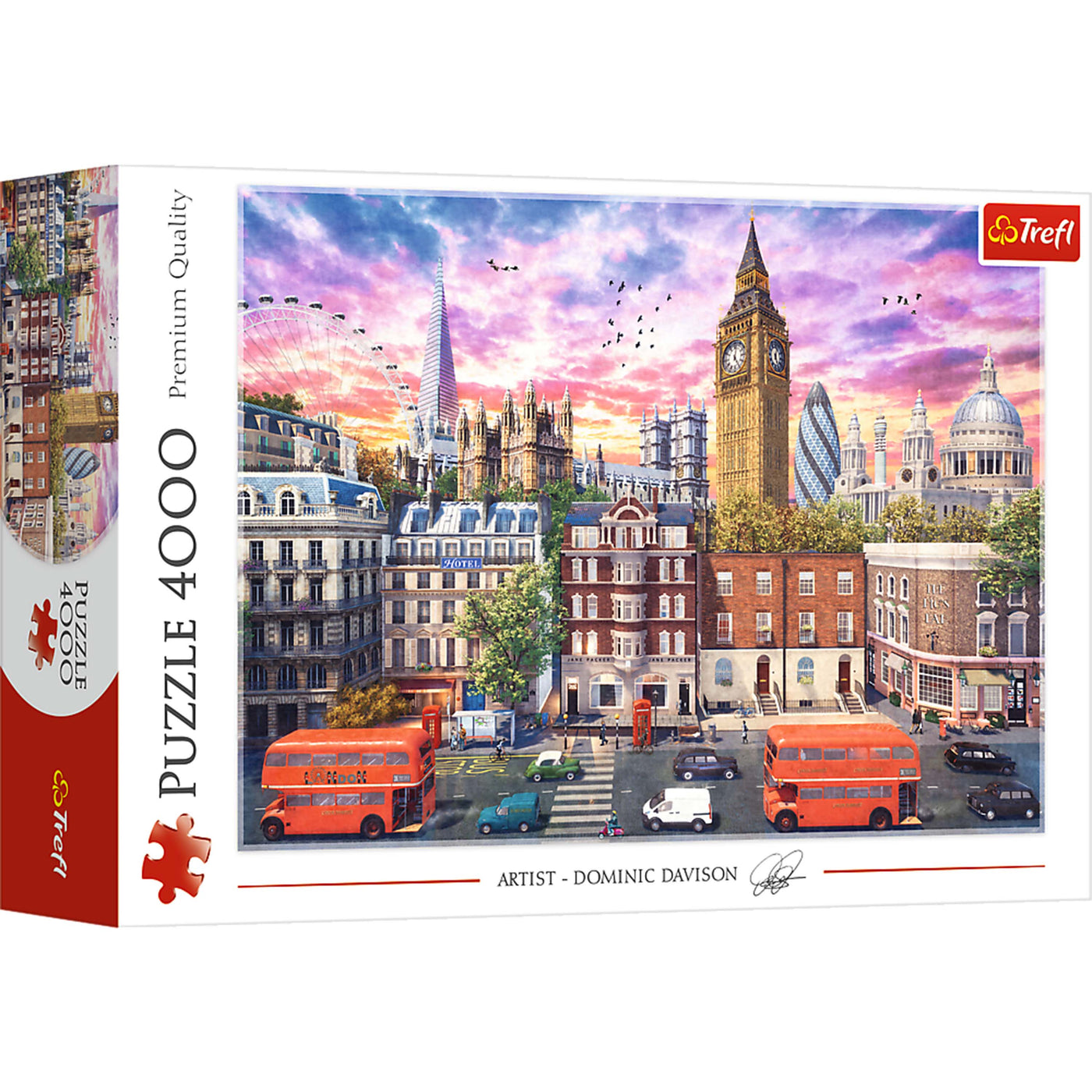 Trefl Red Walking Around London 4000 Piece Puzzle