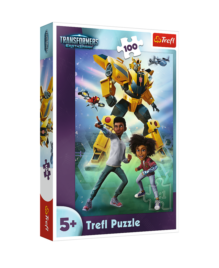 Trefl Red 100 Piece Puzzle - Transformers Team