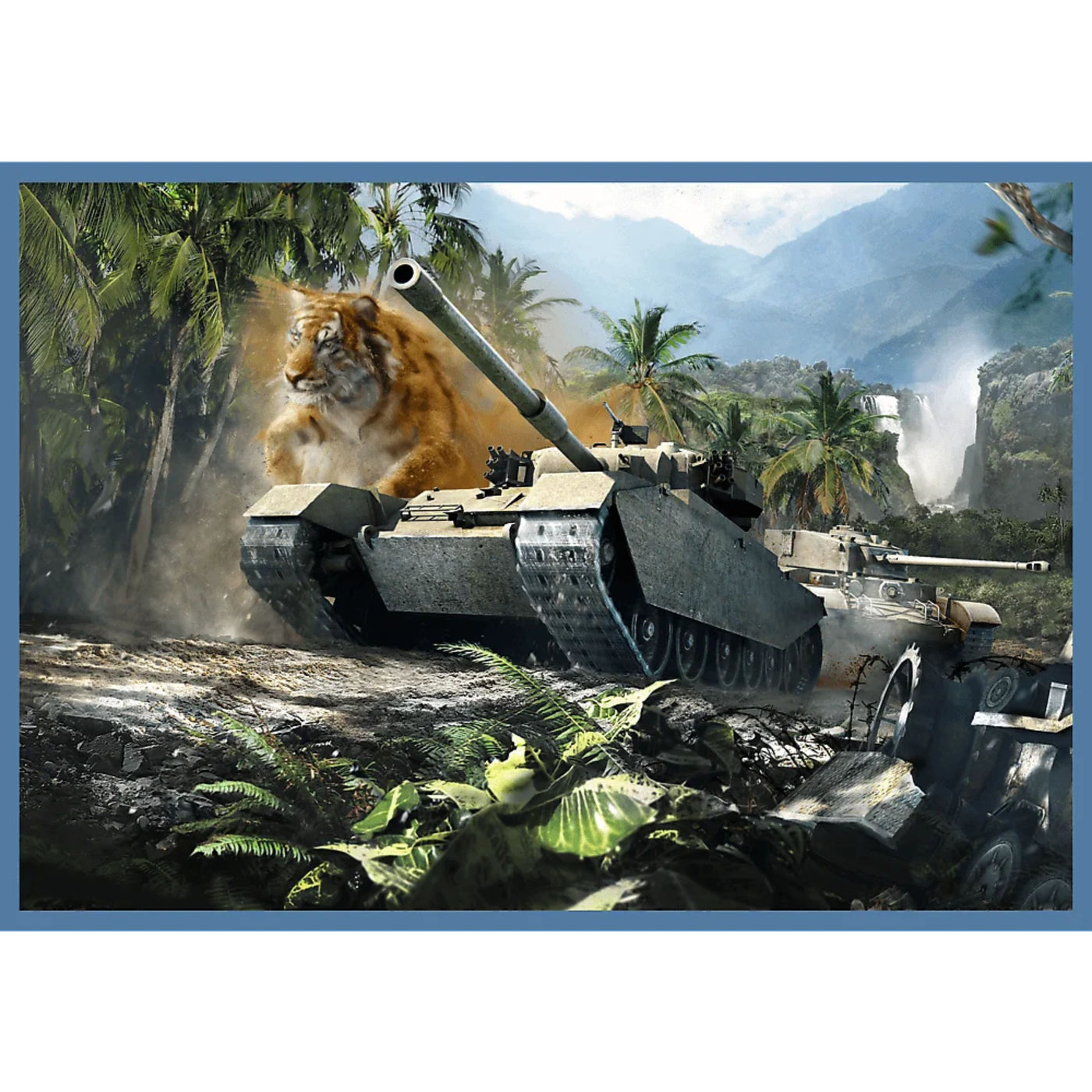 Trefl World of Tanks The Great Tank Battle 4x250 Piece Puzzle