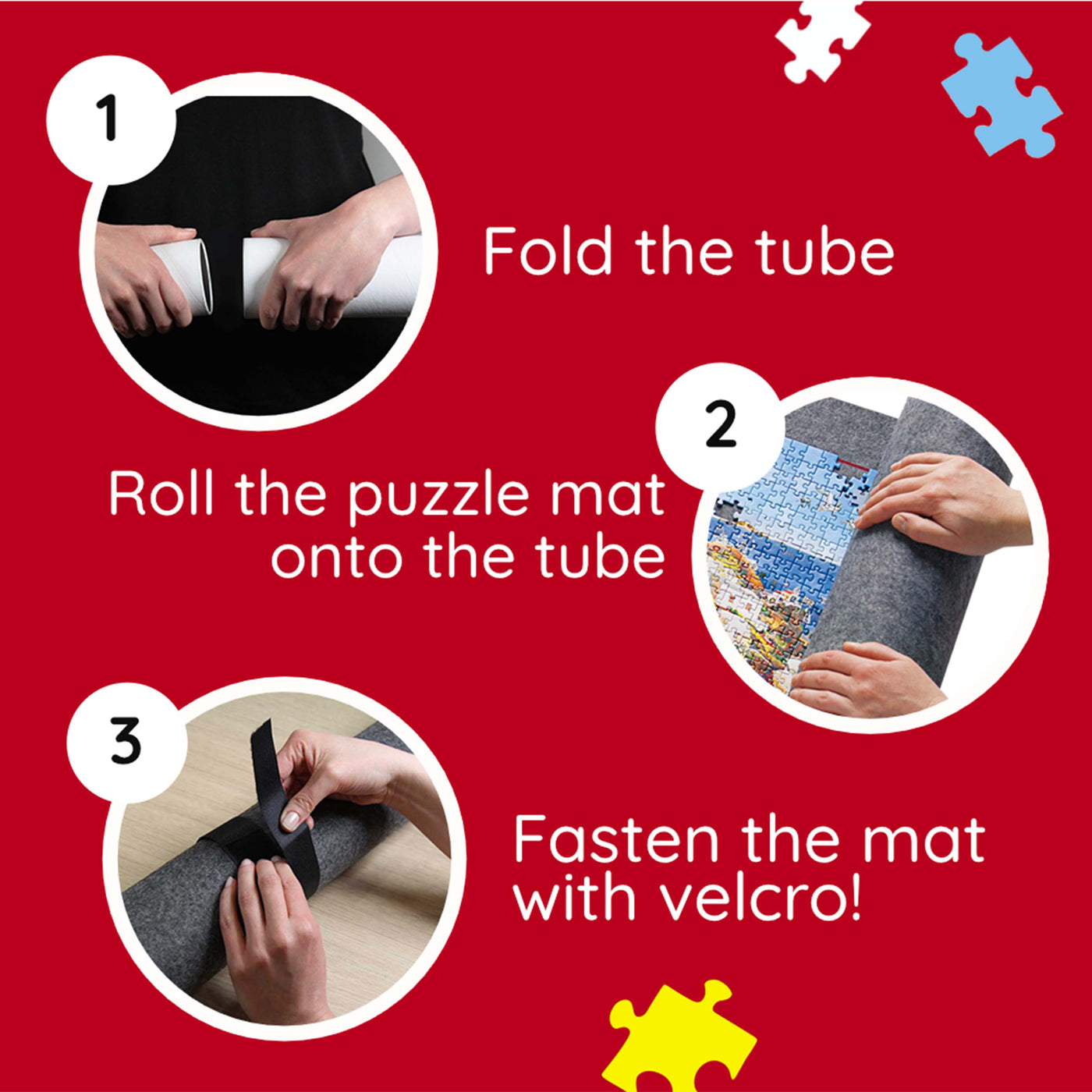 Trefl Red Puzzle Mat (500-1500 pcs)