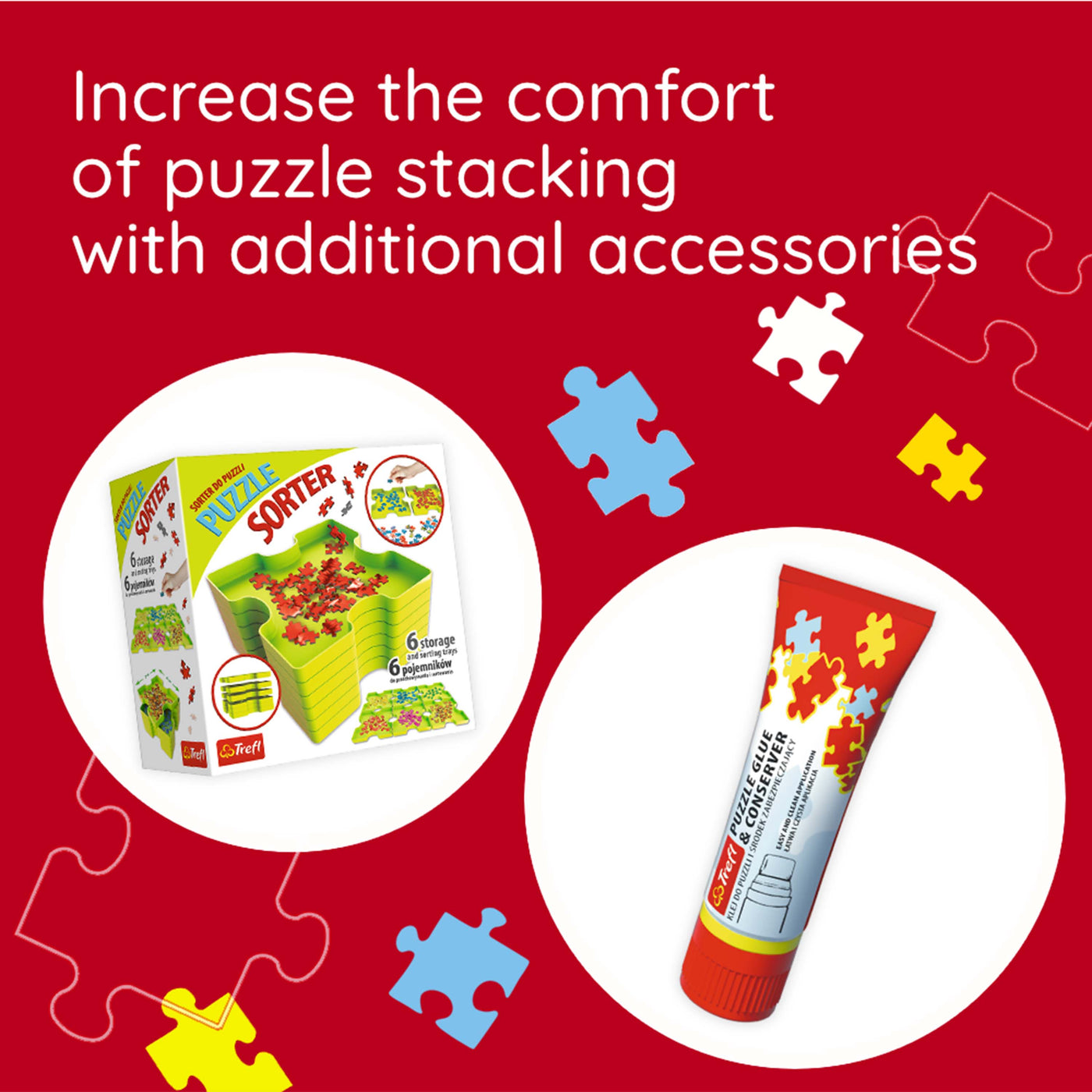 Trefl Red Puzzle Mat (500-1500 pcs)