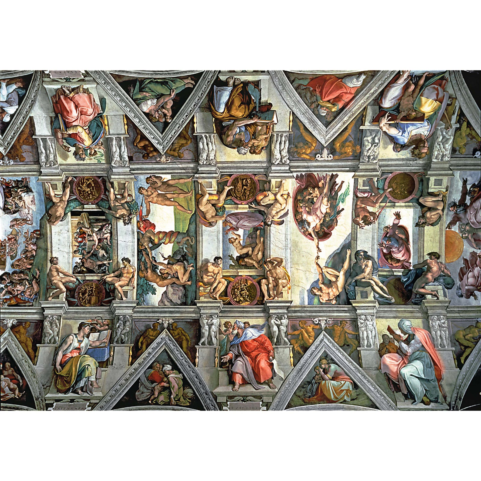 Trefl Red 6000 Piece Puzzle - Sistine Chapel ceiling / Bridgeman