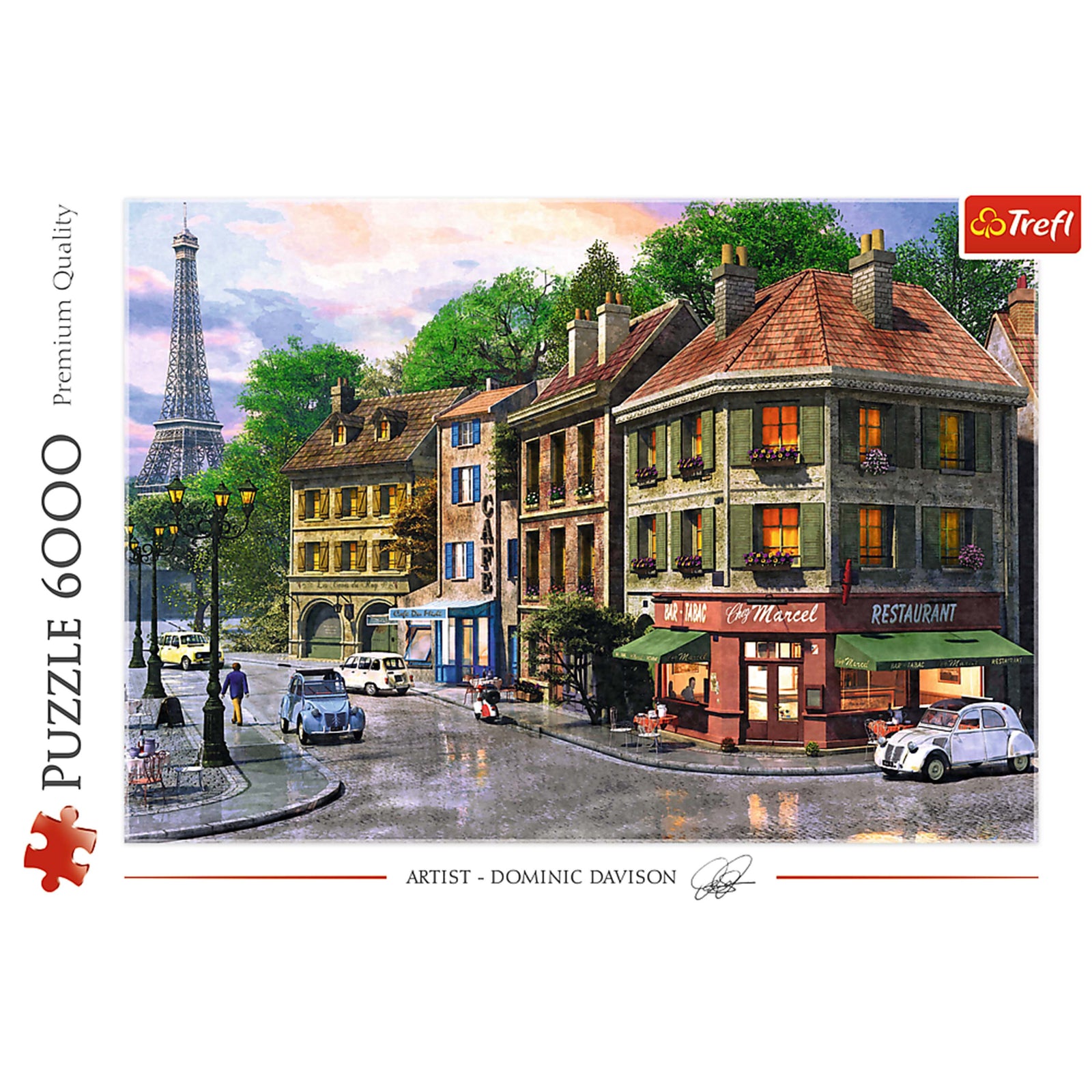 Trefl Red 6000 Piece Puzzle - Street of Paris / MGL