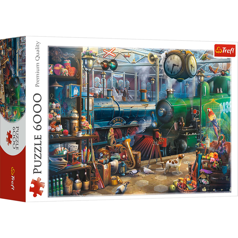 Trefl Red Train Station 6000 Piece Puzzle