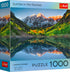 Trefl 1000 Piece Puzzle - Sunrise in the Rockies Square Box