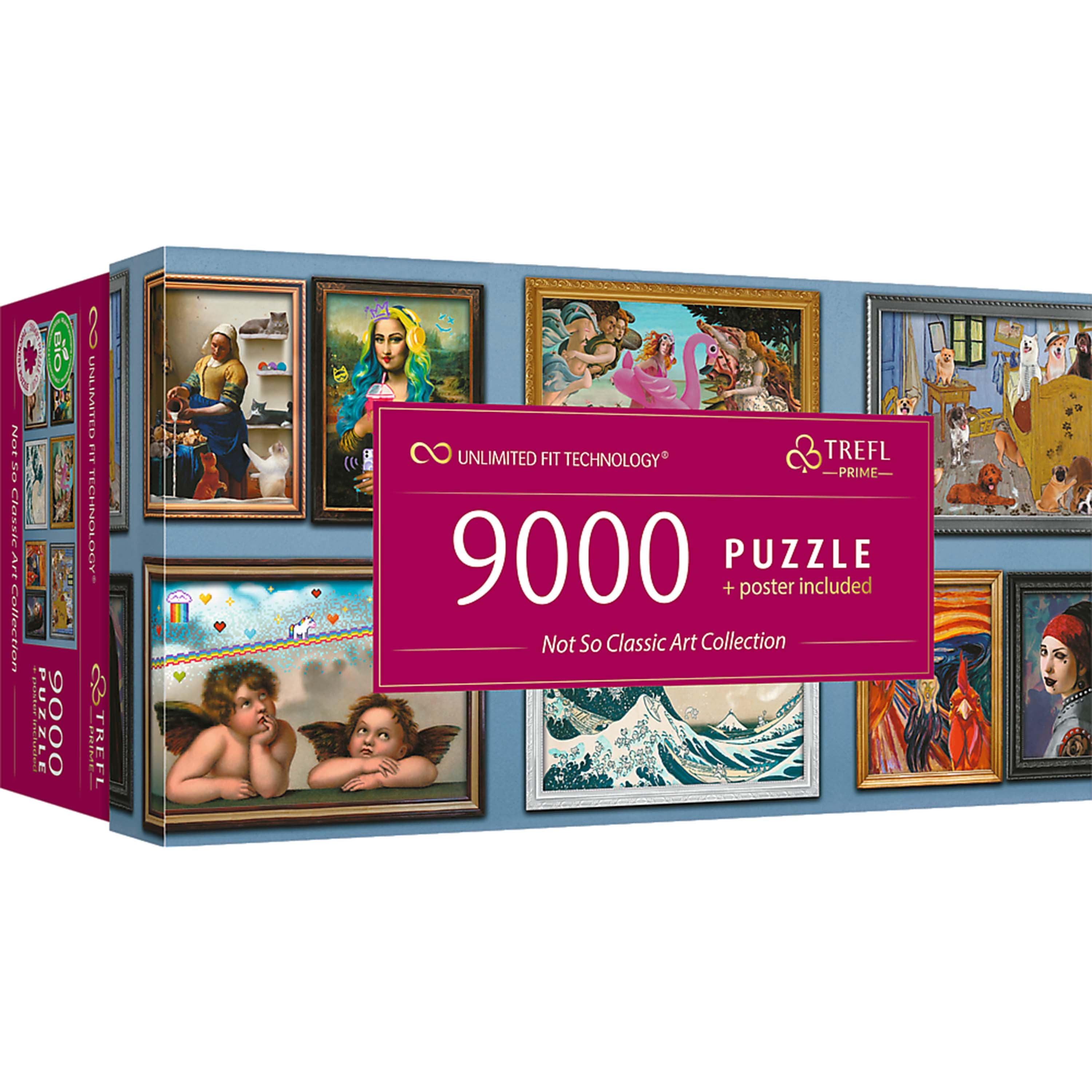 Trefl Prime 9000 Piece Puzzle - Not So Classic Art Collection