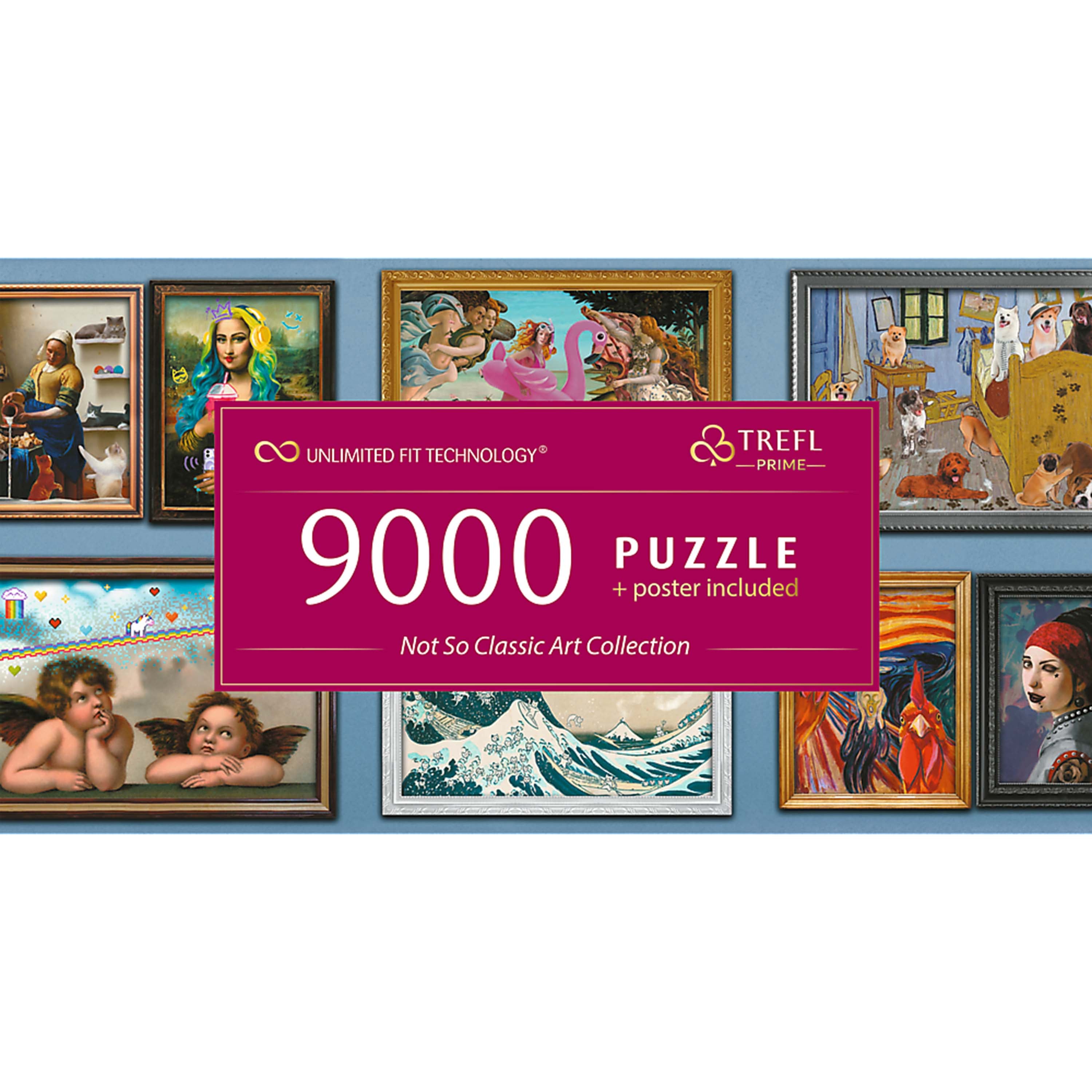 Trefl Prime 9000 Piece Puzzle - Not So Classic Art Collection