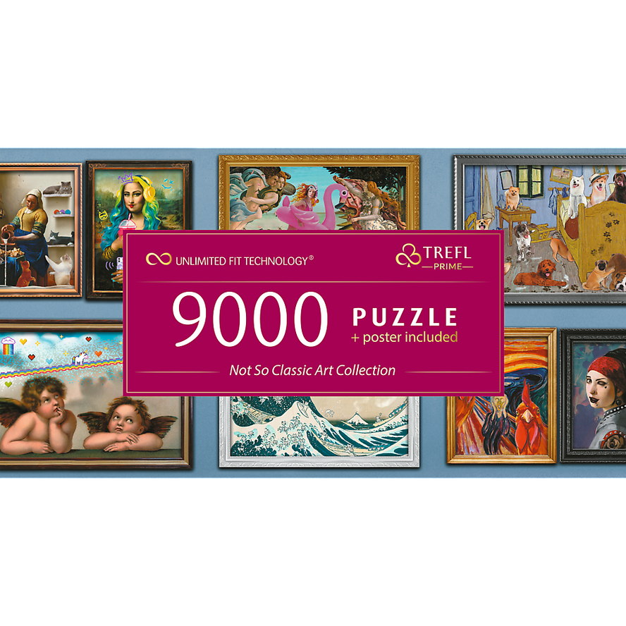 Trefl Prime 9000 Piece Puzzle - Not So Classic Art Collection