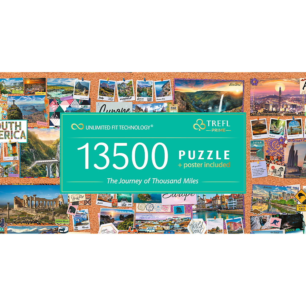 Trefl Prime 13500 Piece Puzzle - The Journey of a Thousand Miles
