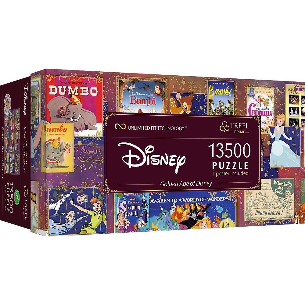 Trefl Prime 13500 Piece Puzzle - The Golden Age of Disney