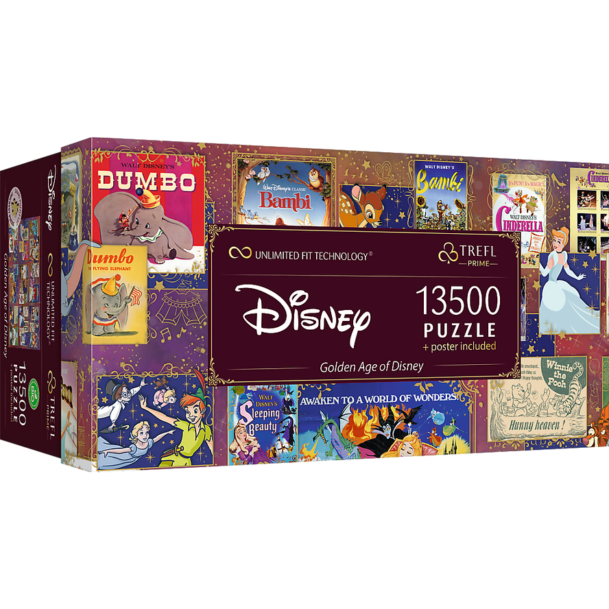 Trefl Prime 13500 Piece Puzzle - The Golden Age of Disney
