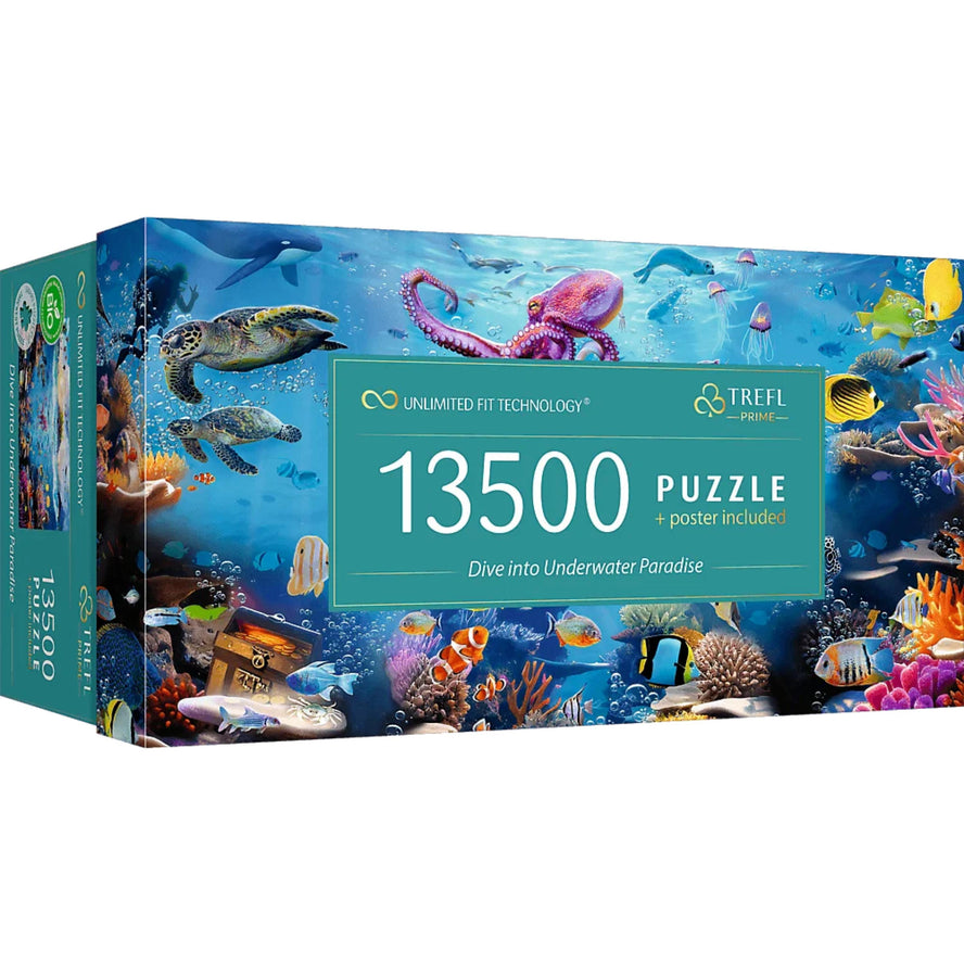 Trefl Prime 13500 Piece Puzzle - Dive into Underwater Paradise