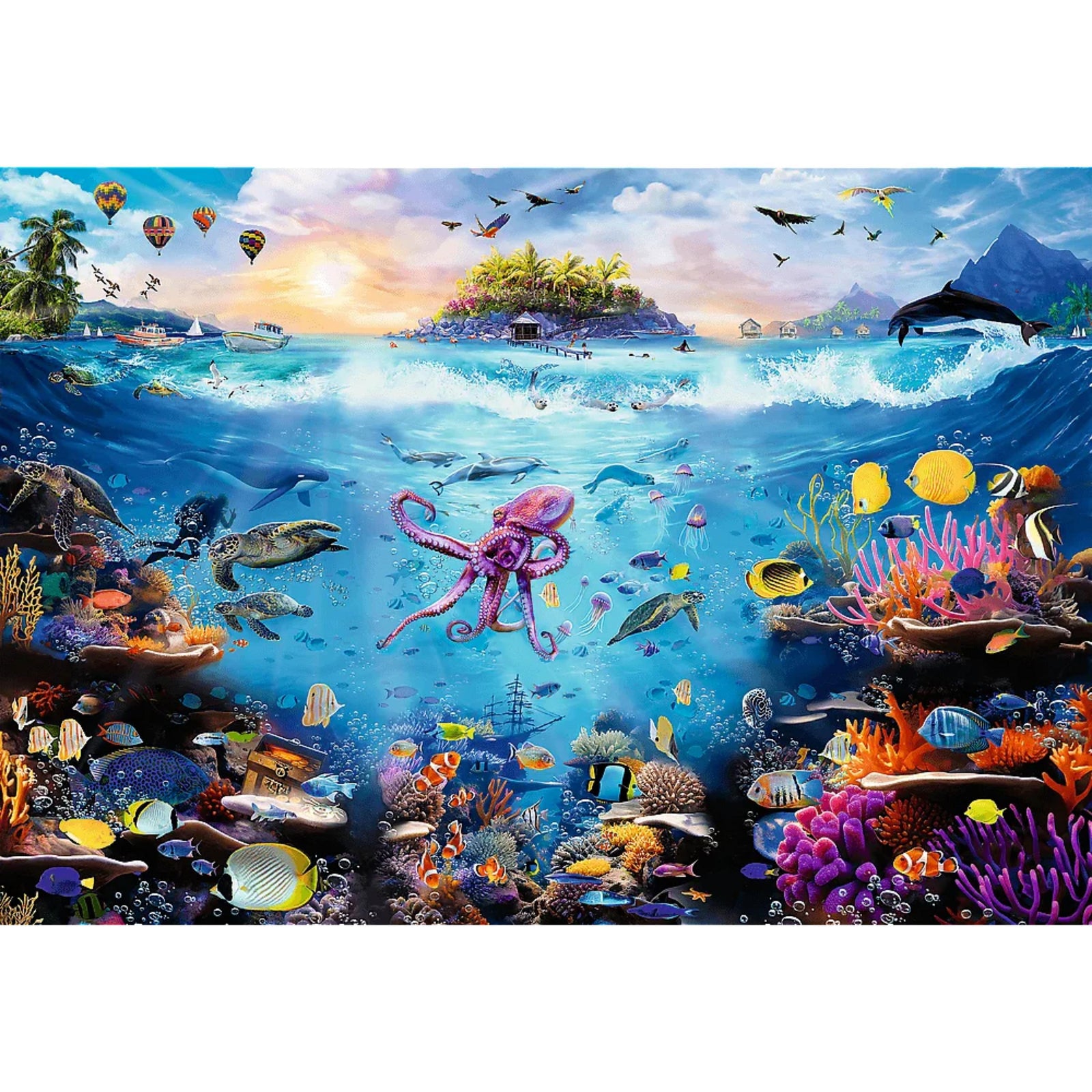 Trefl Prime 13500 Piece Puzzle - Dive into Underwater Paradise