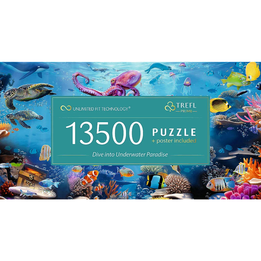 Trefl Prime 13500 Piece Puzzle - Dive into Underwater Paradise