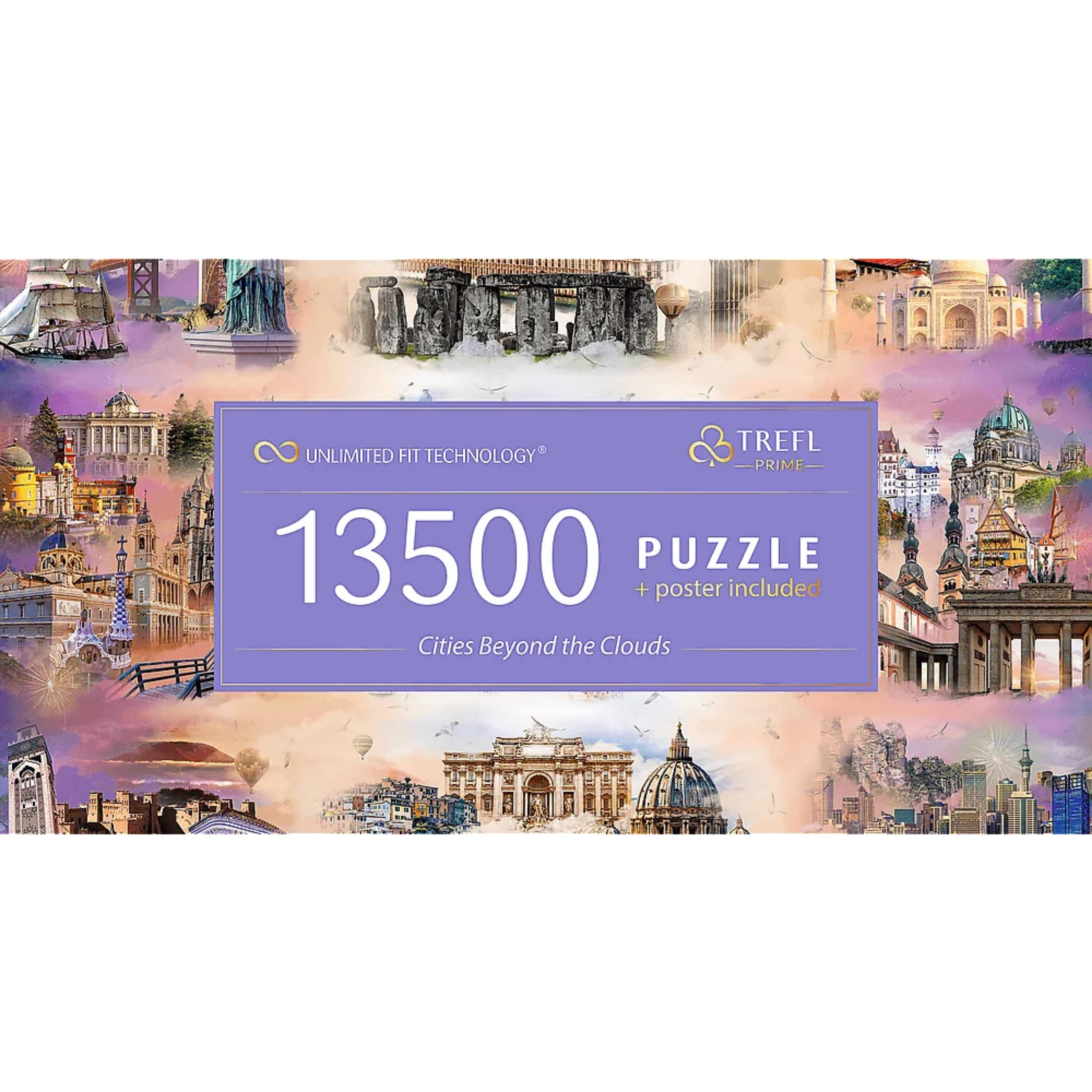 Trefl Prime 13500 Piece Puzzle - Cities Beyond the Clouds