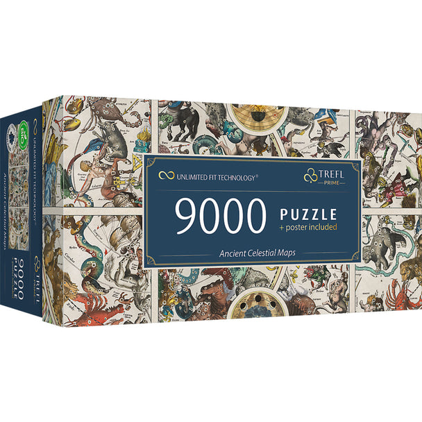 Trefl Prime 9000 Piece Puzzle - Ancient Celestial Maps