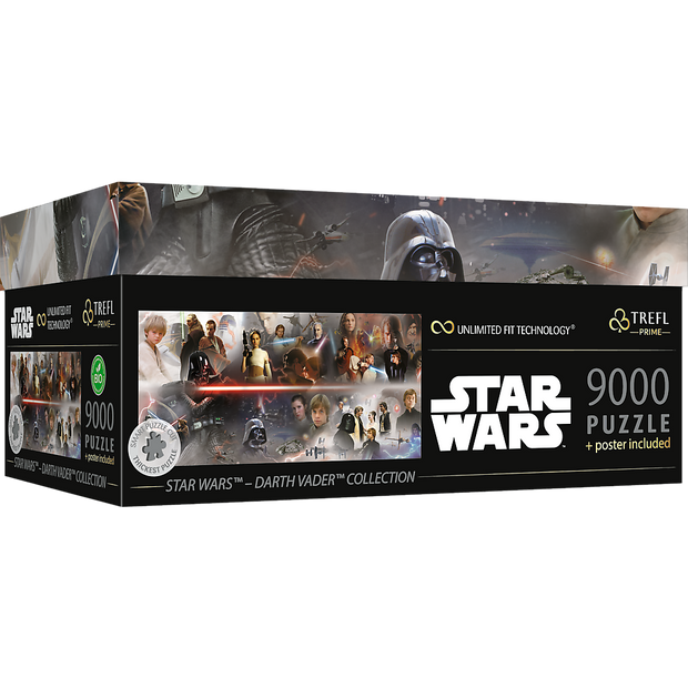 Trefl Prime Star Wars The Story of Darth Vader 9000 Piece Puzzle