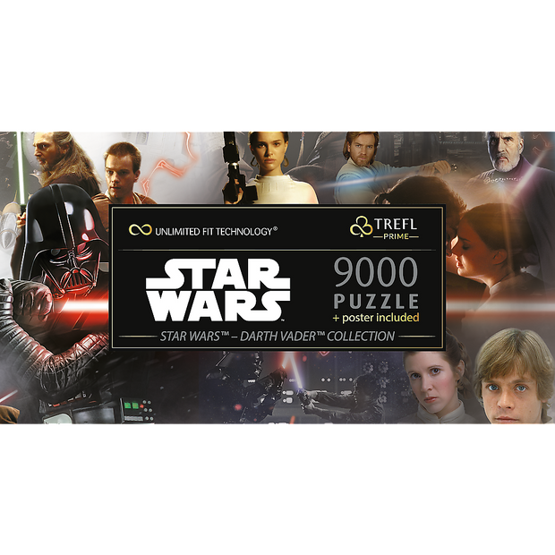 Trefl Prime Star Wars The Story of Darth Vader 9000 Piece Puzzle