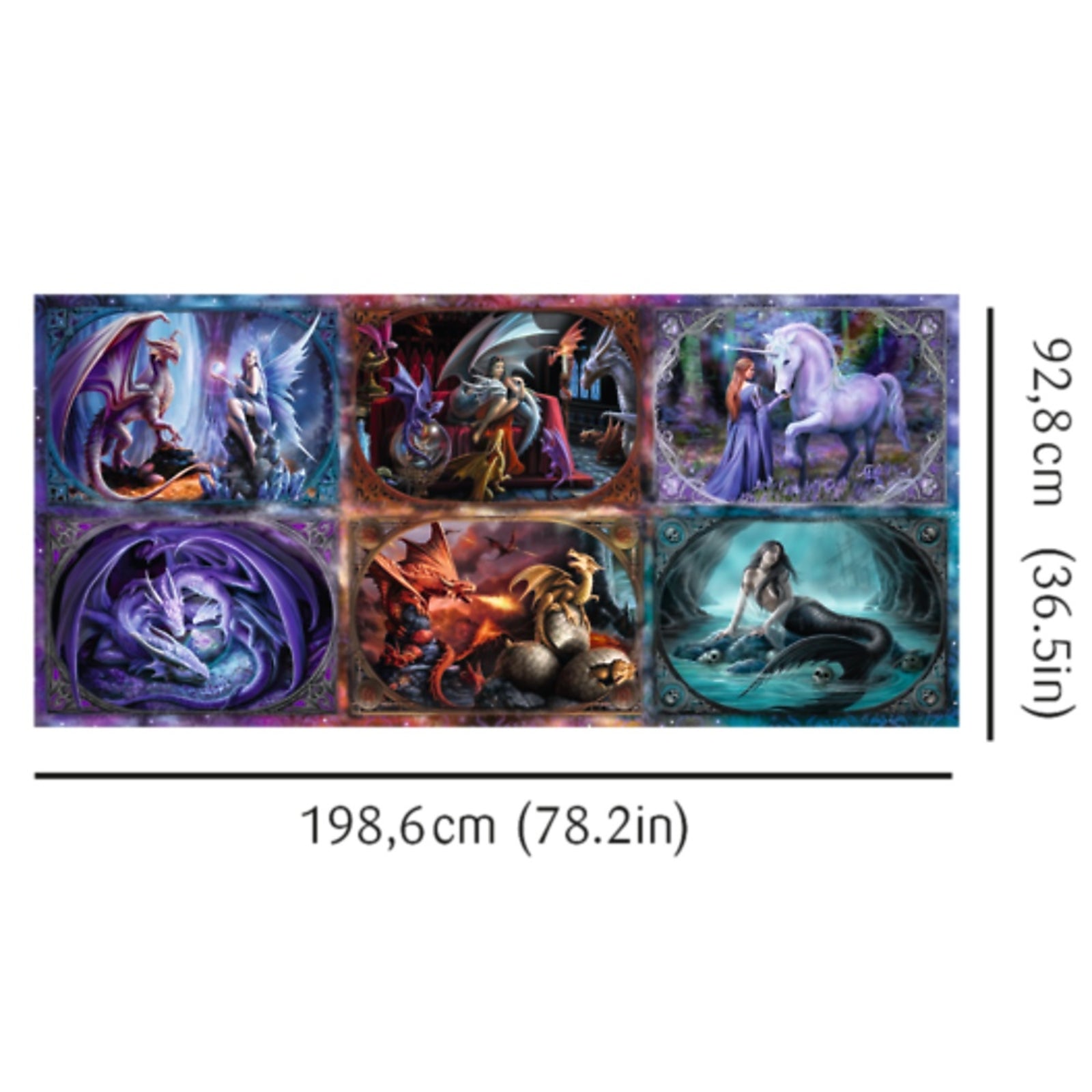 Trefl Prime 9000 Piece Puzzle - Fantasy Creatures - Anne Stokes