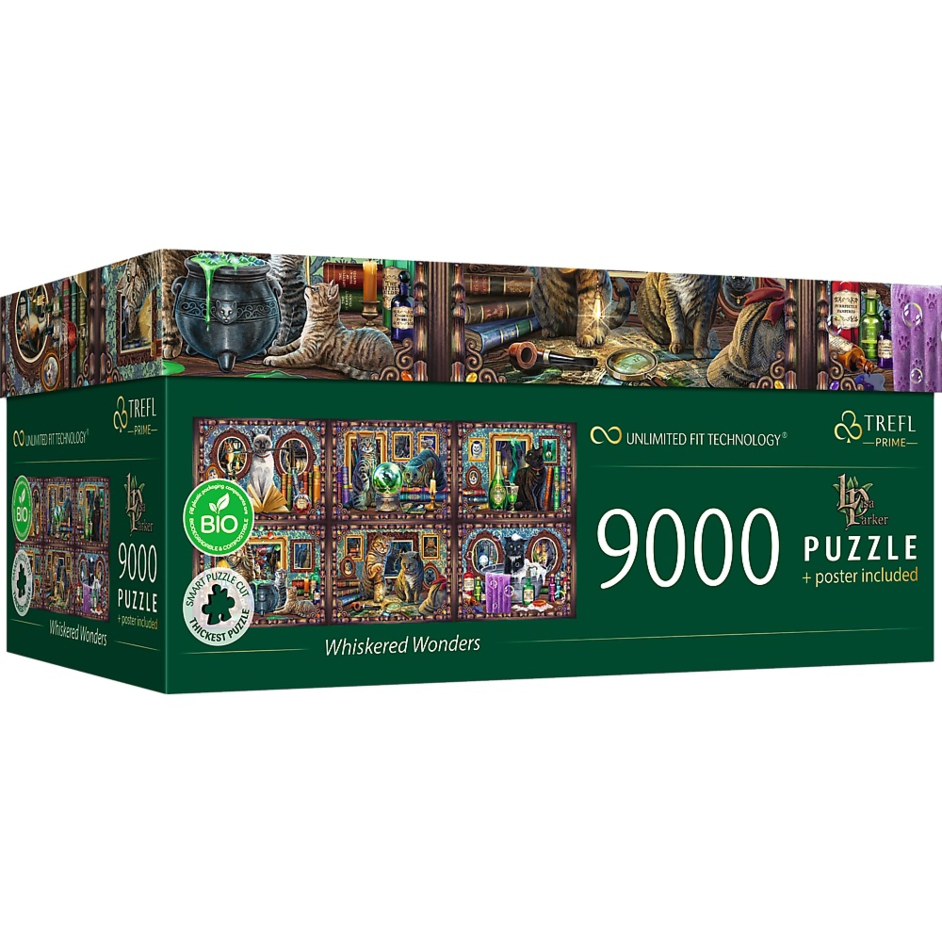 Trefl Prime 9000 Piece Puzzle - Lisa Parker - Whiskered Wonders