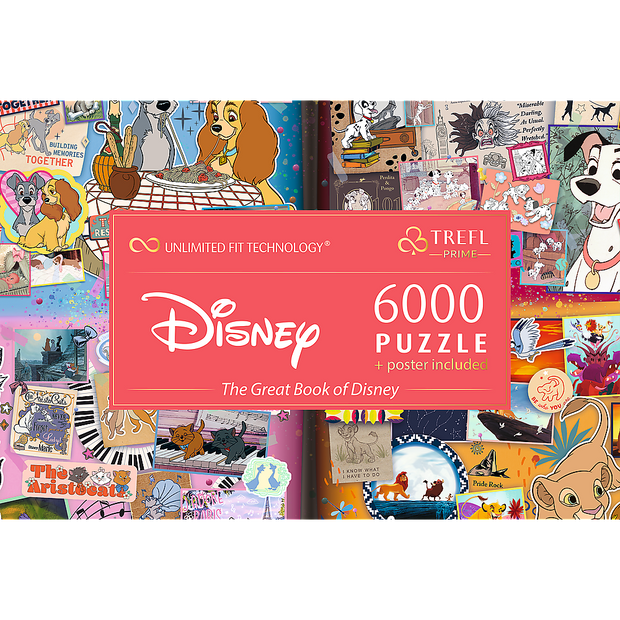 Trefl Prime Disney 6000 Piece - The Great Book of Disney