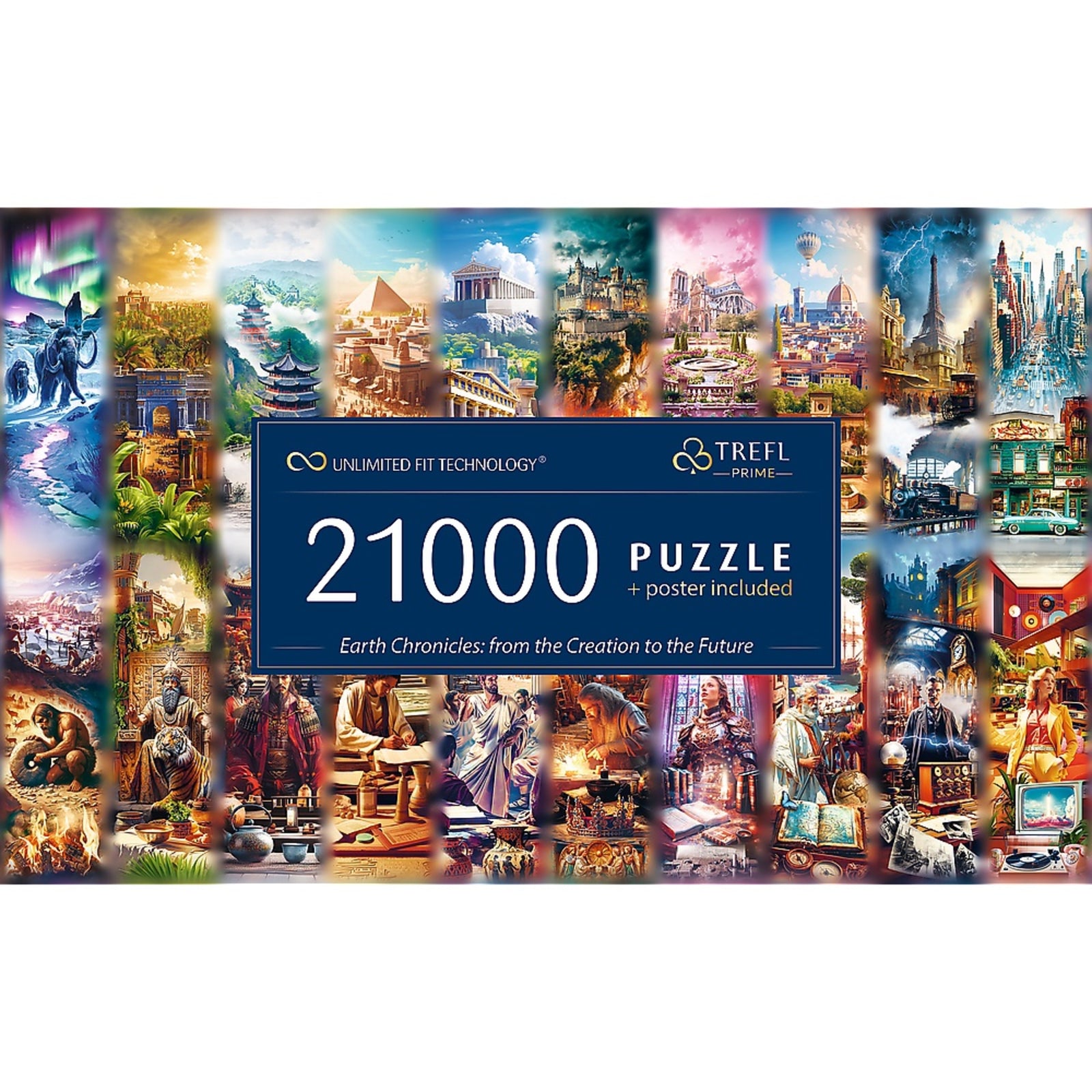 Trefl Prime 21000 Piece Puzzle - Earth Chronicles: Creation to Future