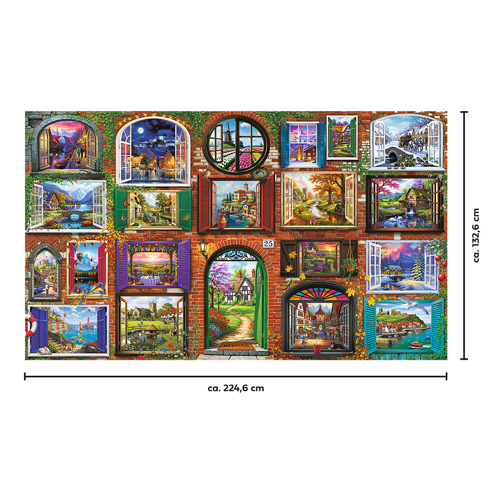 Trefl Premium Plus Windows of the Seasons 10000 Piece Puzzle