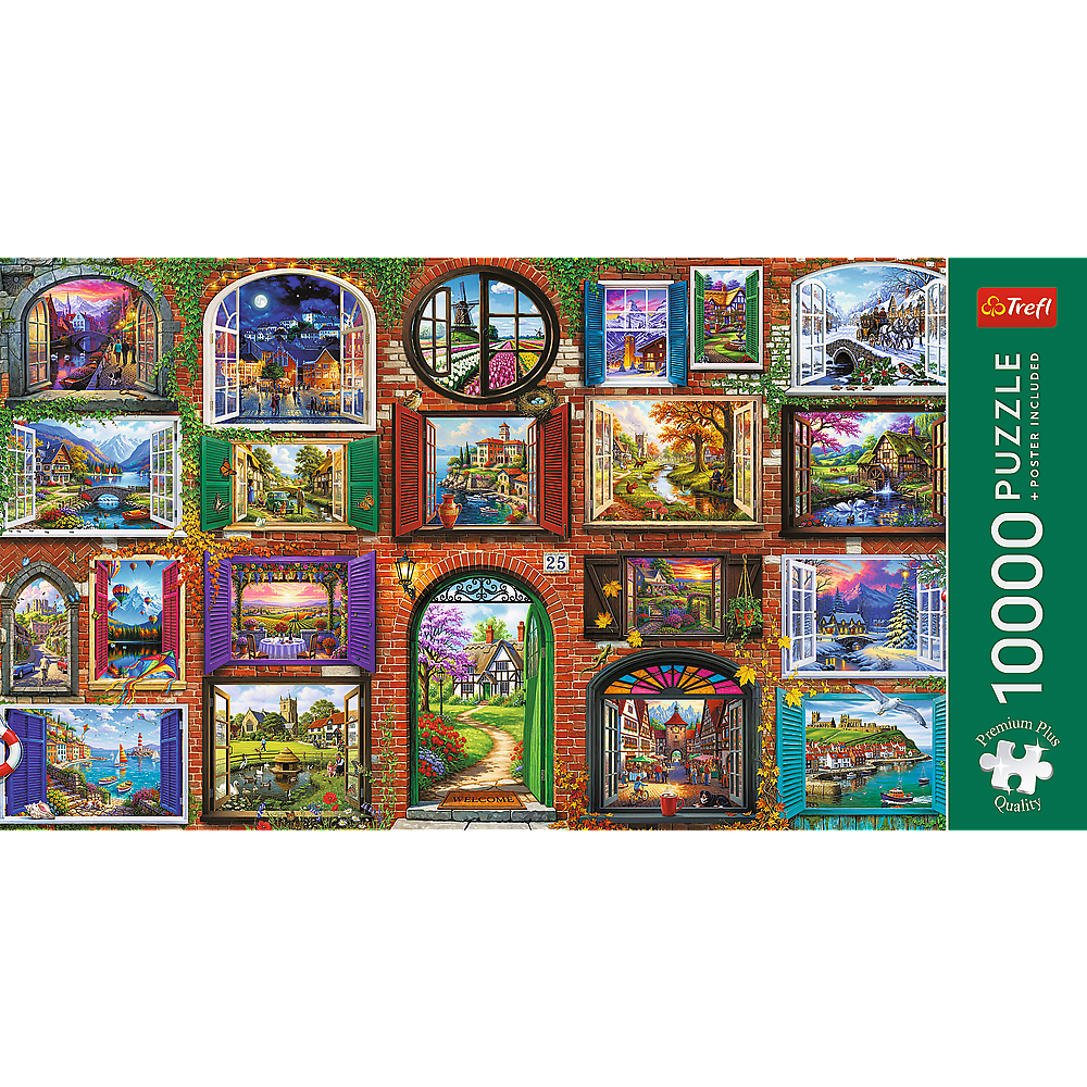 Trefl Premium Plus Windows of the Seasons 10000 Piece Puzzle
