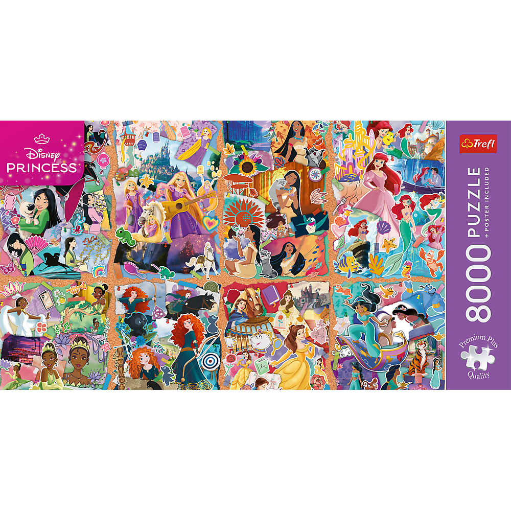 Trefl Premium Plus Disney Princess Collection 8000 Piece Puzzle