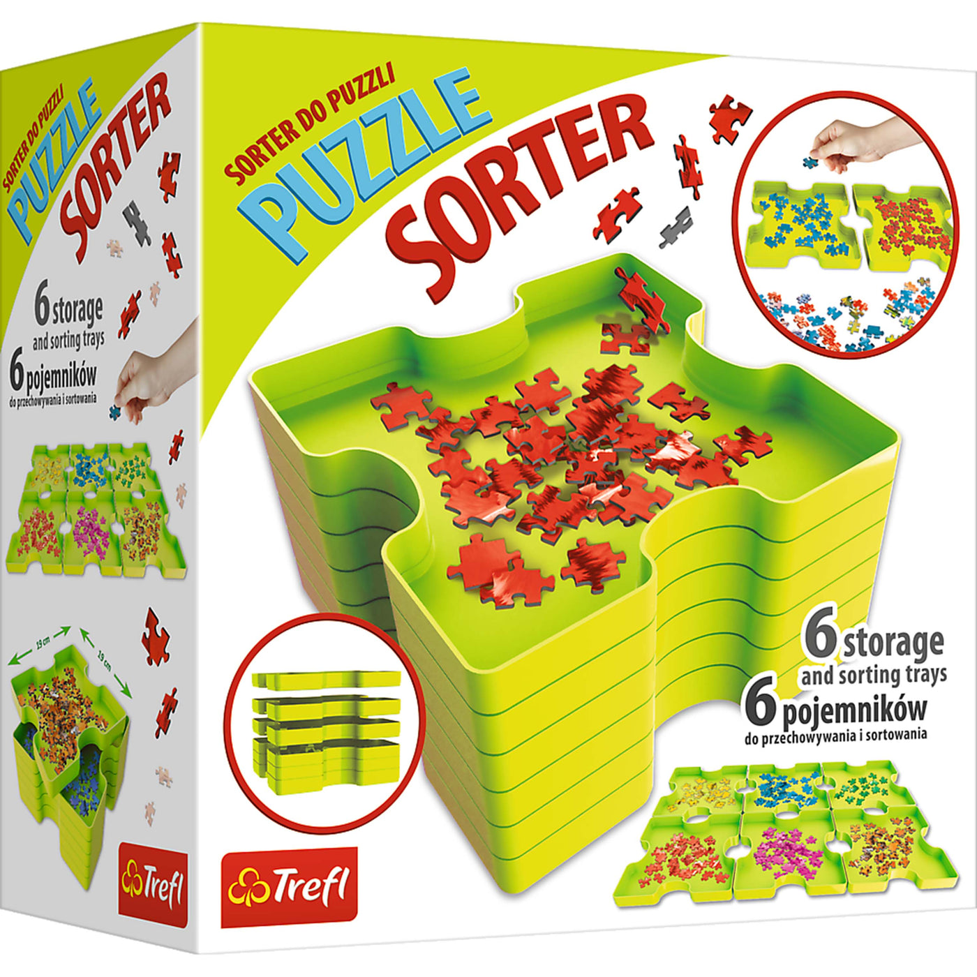 Trefl Red Puzzle Sorter