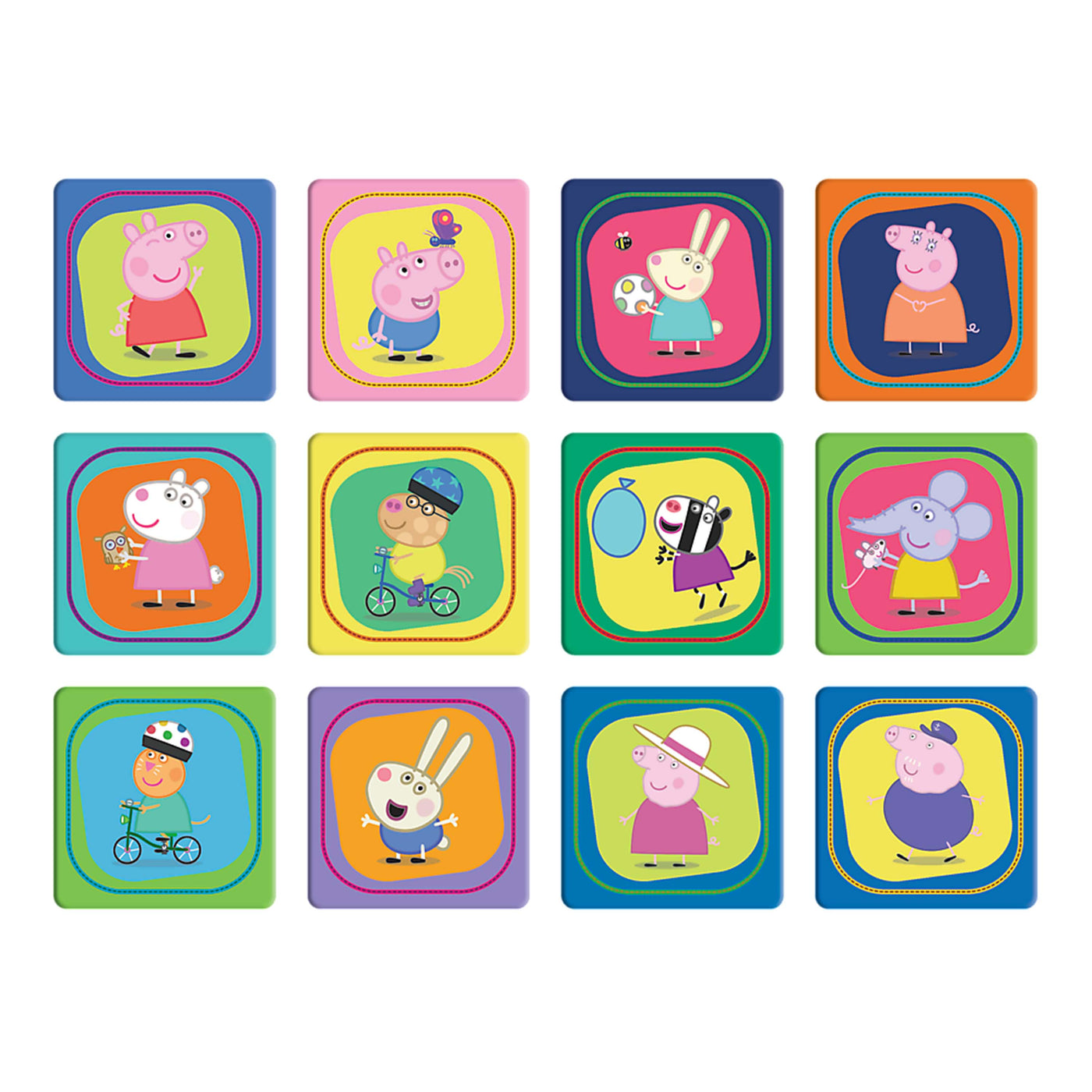Trefl Kids Peppa Pig Kids Happy Moments with Peppa Pig 2in1 30/48 + 24 Memos Jigsaw Puzzle