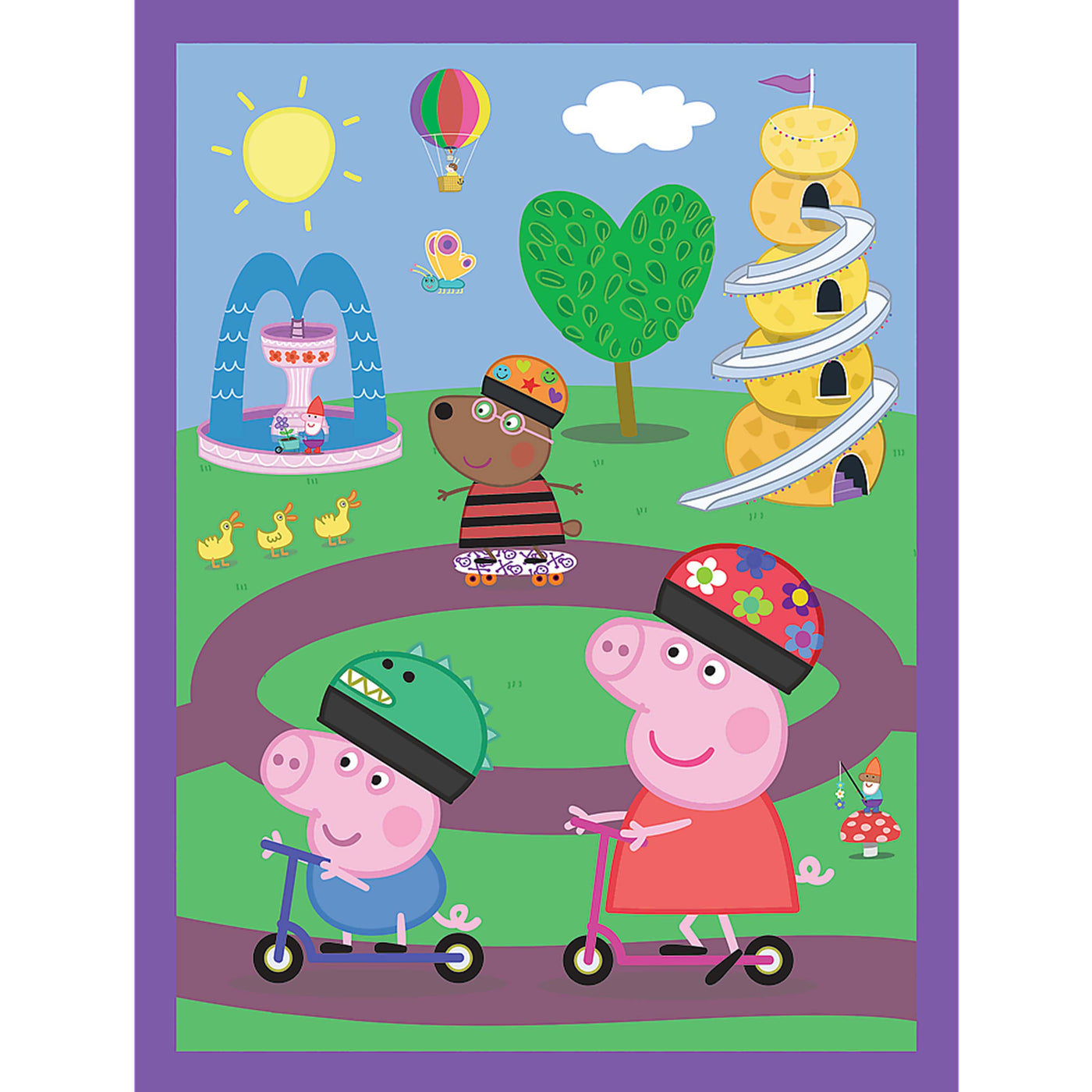 Trefl Kids Peppa Pig Kids Happy Moments with Peppa Pig 2in1 30/48 + 24 Memos Jigsaw Puzzle