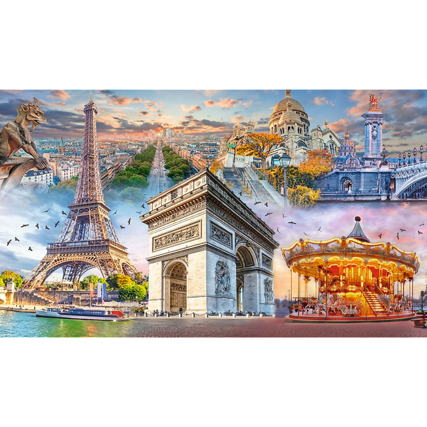 Trefl Red Weekend in Paris 1000 Piece Puzzle