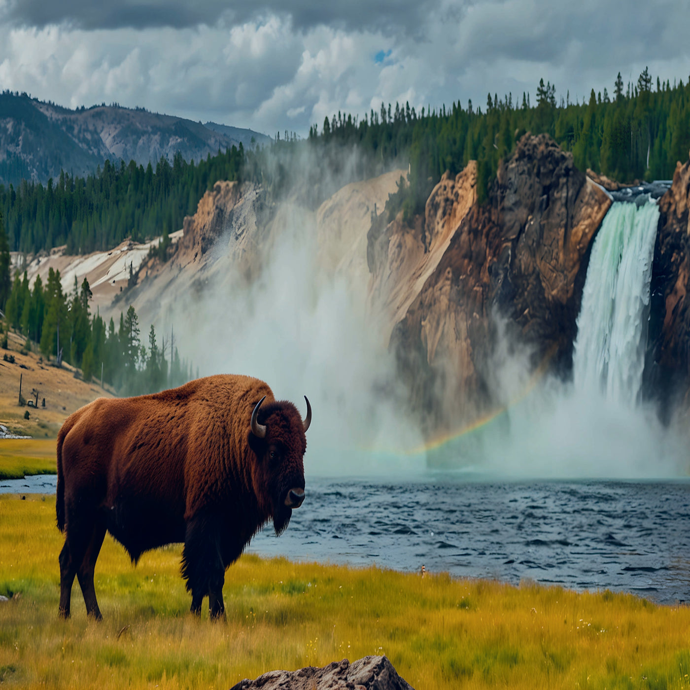 Trefl Red Where the Buffalo Roam 1000 Piece Puzzle