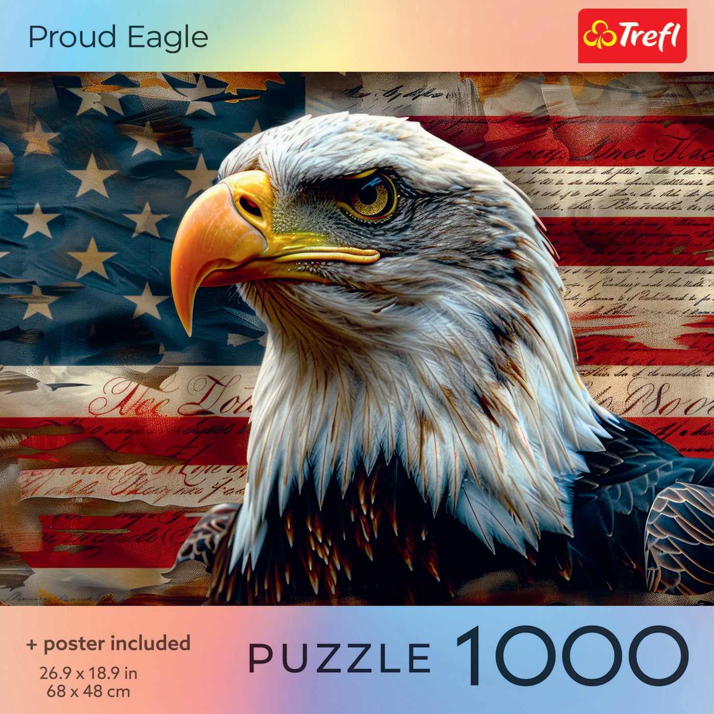 Trefl Red Proud Eagle 1000 Piece