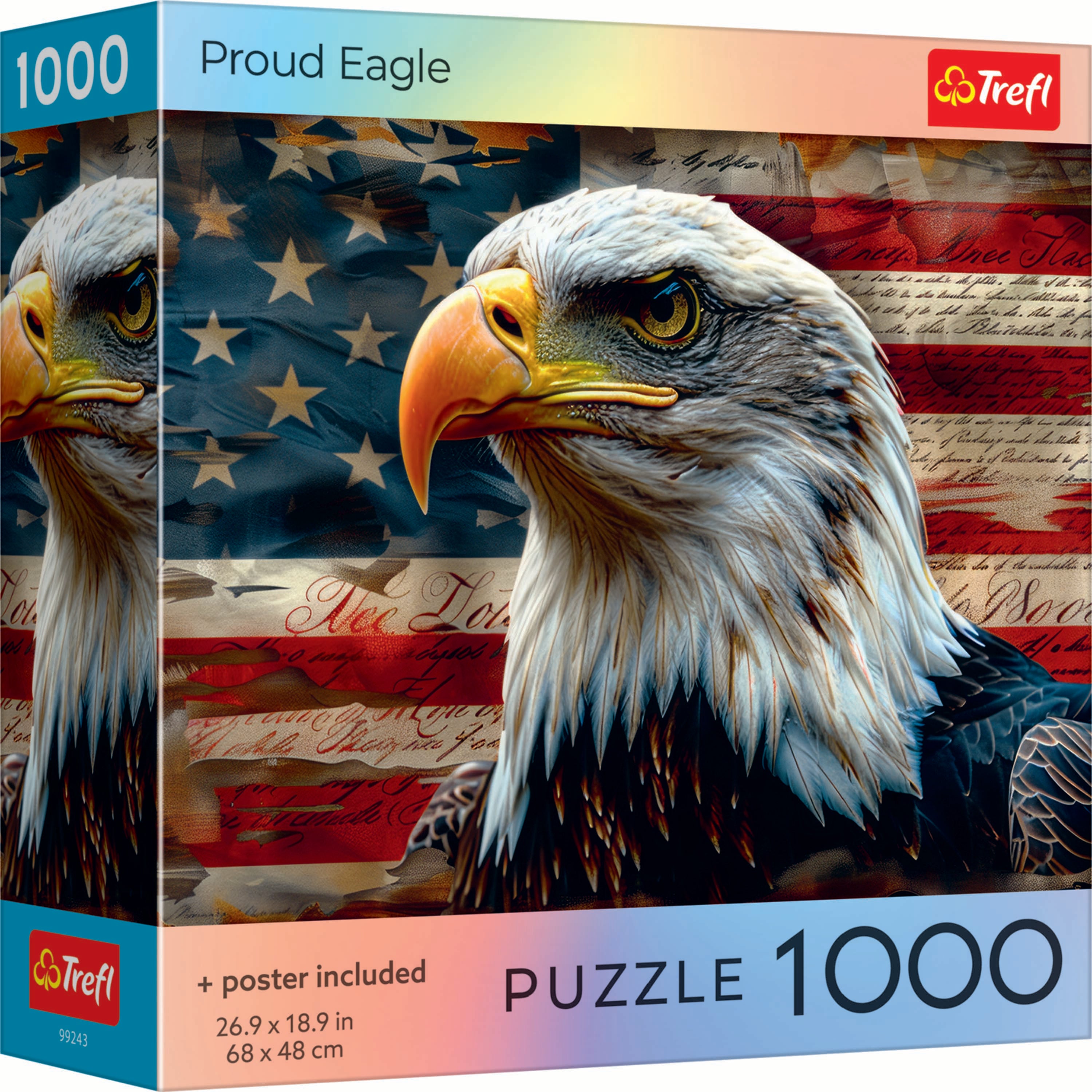 Trefl Red Proud Eagle 1000 Piece